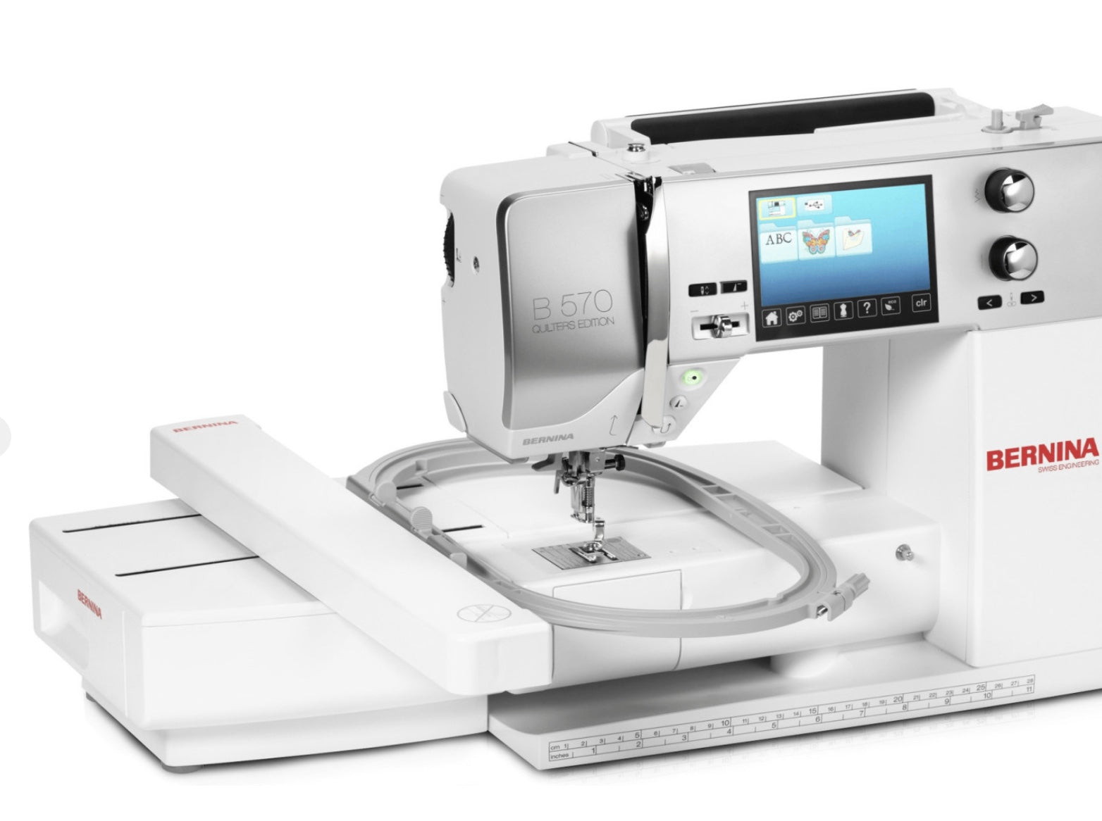 BERNINA B570 QE mit und ohne SDT-Stickmodul