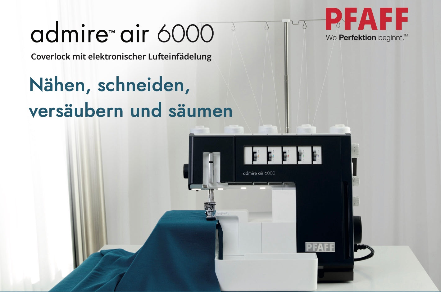 PFAFF - Coverlock admire air 6000 - die NEUE INNOVATIVE von Pfaff