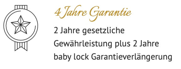 BABY LOCK - Acclaim - die Overlock mit dem etwas MEHR und 4 Jahre Garantie
