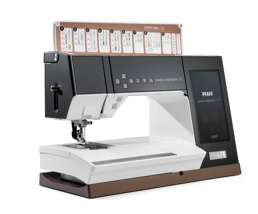 Pfaff creative expression 750 NEU - HERBST 2025 mit Stickmodul