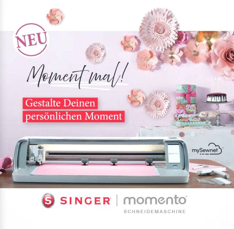 SINGER momento - der Plotter für alle Kreative -  kann plotten, schneiden, gravieren, malen und stanzen