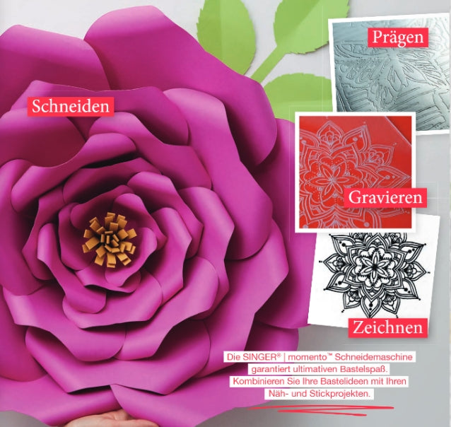 SINGER momento - der Plotter für alle Kreative -  kann plotten, schneiden, gravieren, malen und stanzen