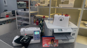 Brother Textildrucker PrintModa Studio - Drucker + Laminierfolie - als Vorführmodell