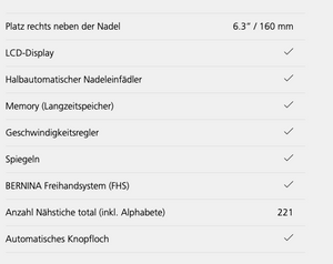 BERNINA - B 335 die Nähmaschine wie ein Ferrari - unser HERBSTPREIS online