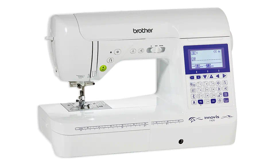 BROTHER - Innov-is F 420 - unsere Nähmaschine mit Kniehebel